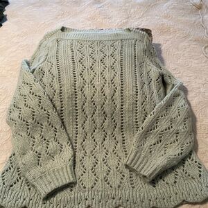 LOFT Women's Soft Sage Knit Sweater